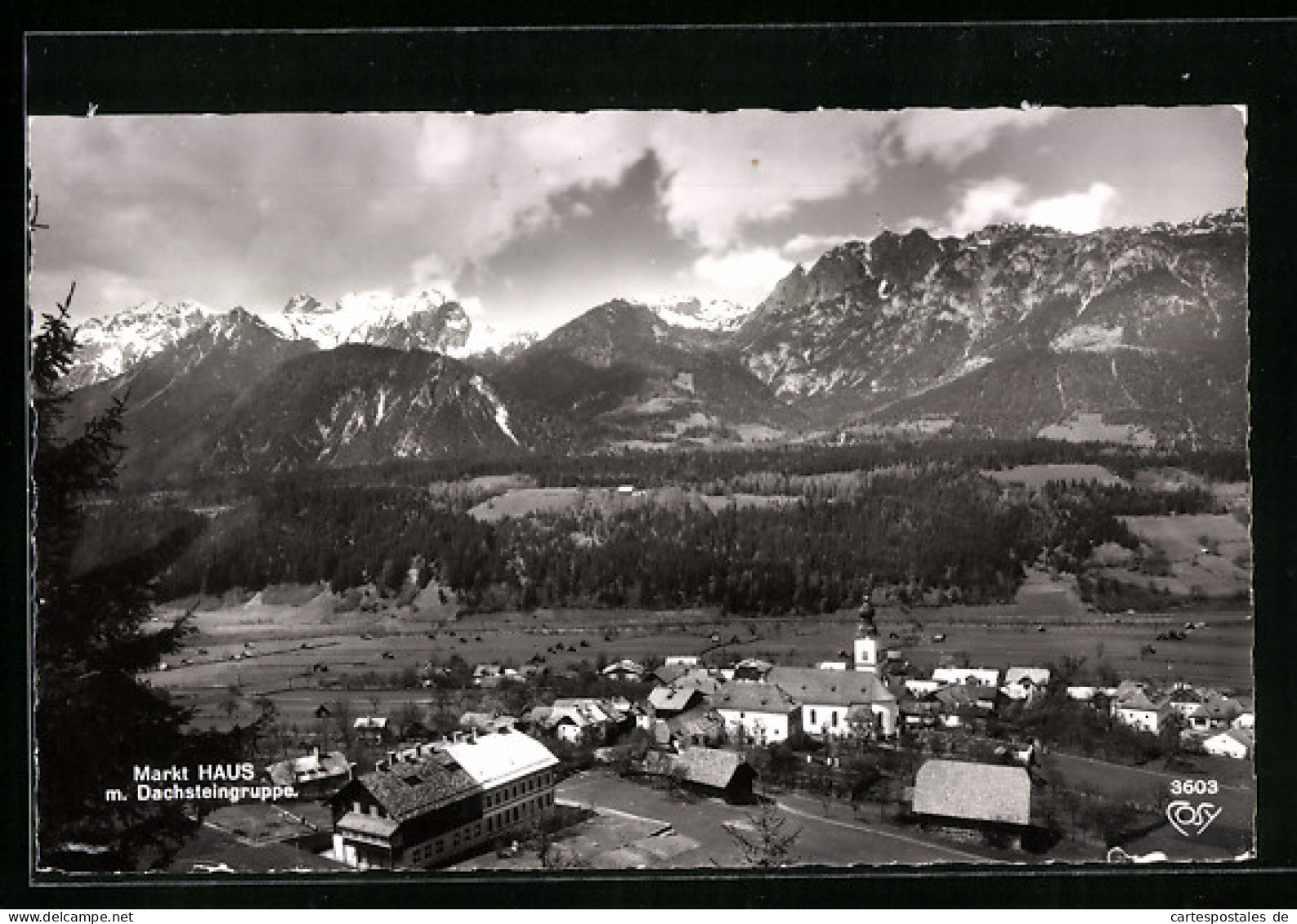 AK Haus im Ennstal, Teilansicht mit Dachsteingruppe