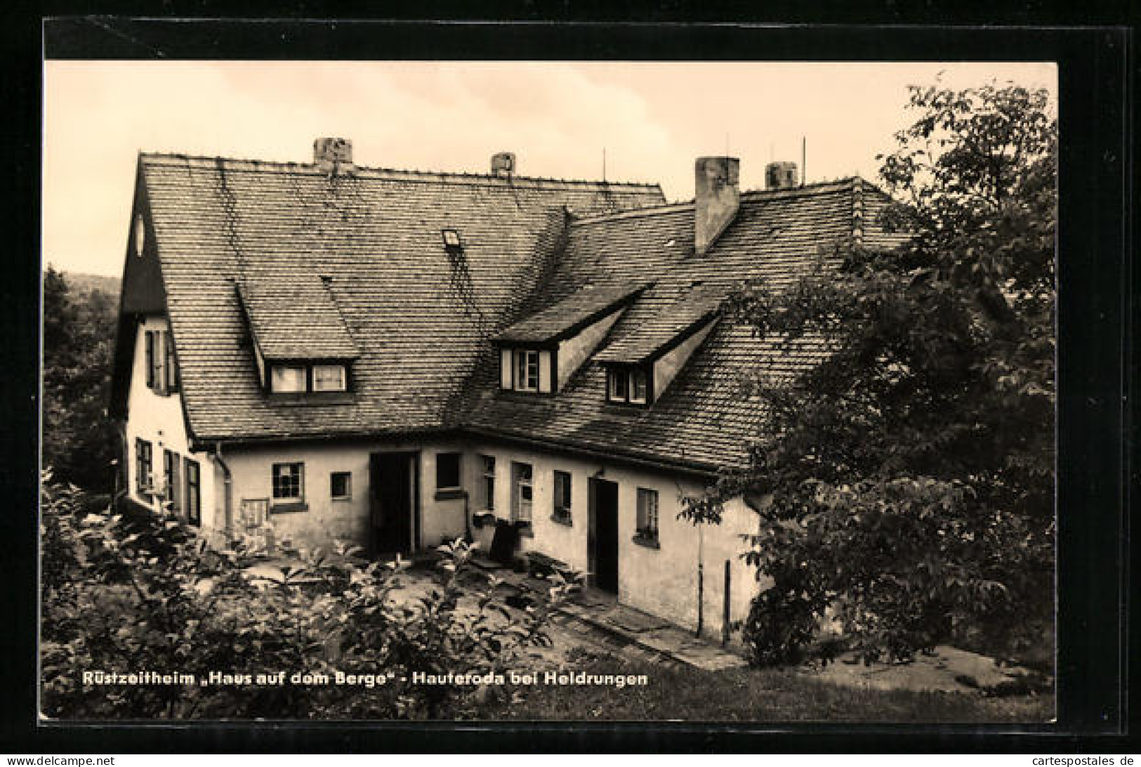 AK Hauteroda bei Heldrungen, Rüstzeitheim Haus auf dem Berge