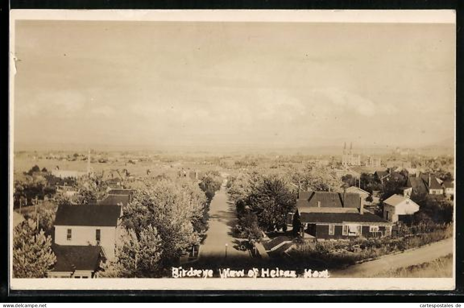 AK Helena, MT, Birdeye View of Helena