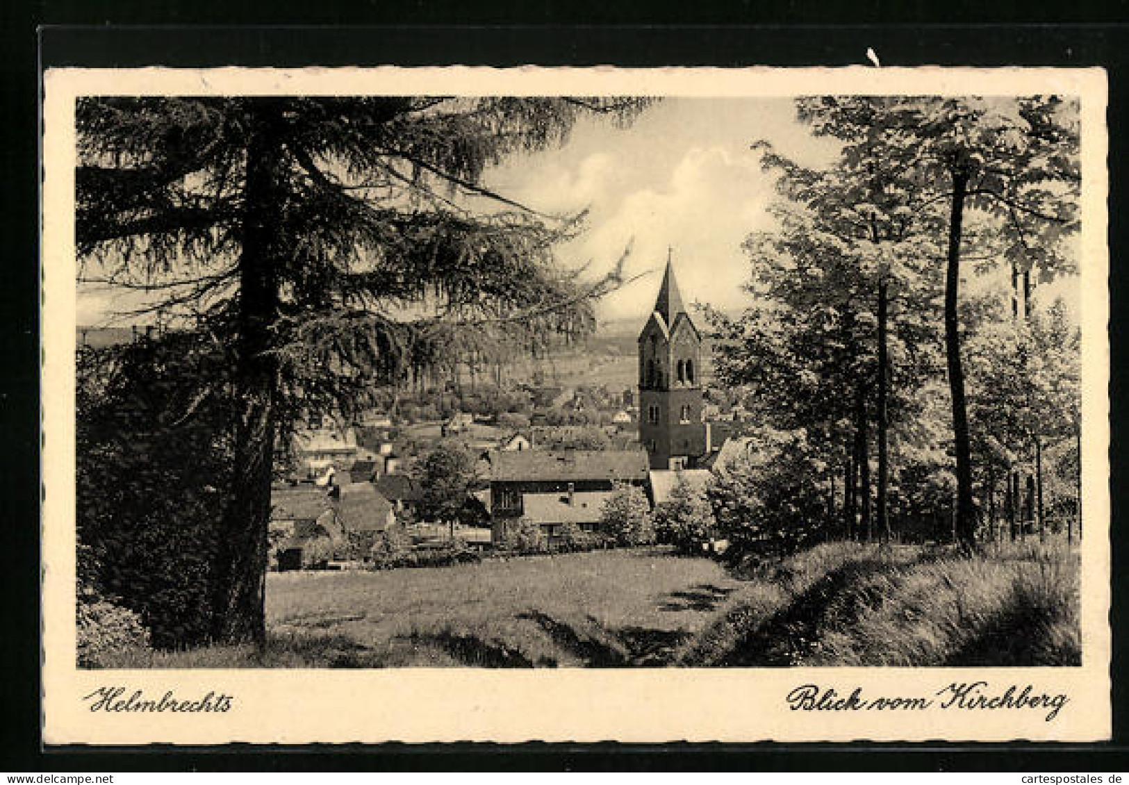 AK Helmbrechts, Blick vom Kirchberg
