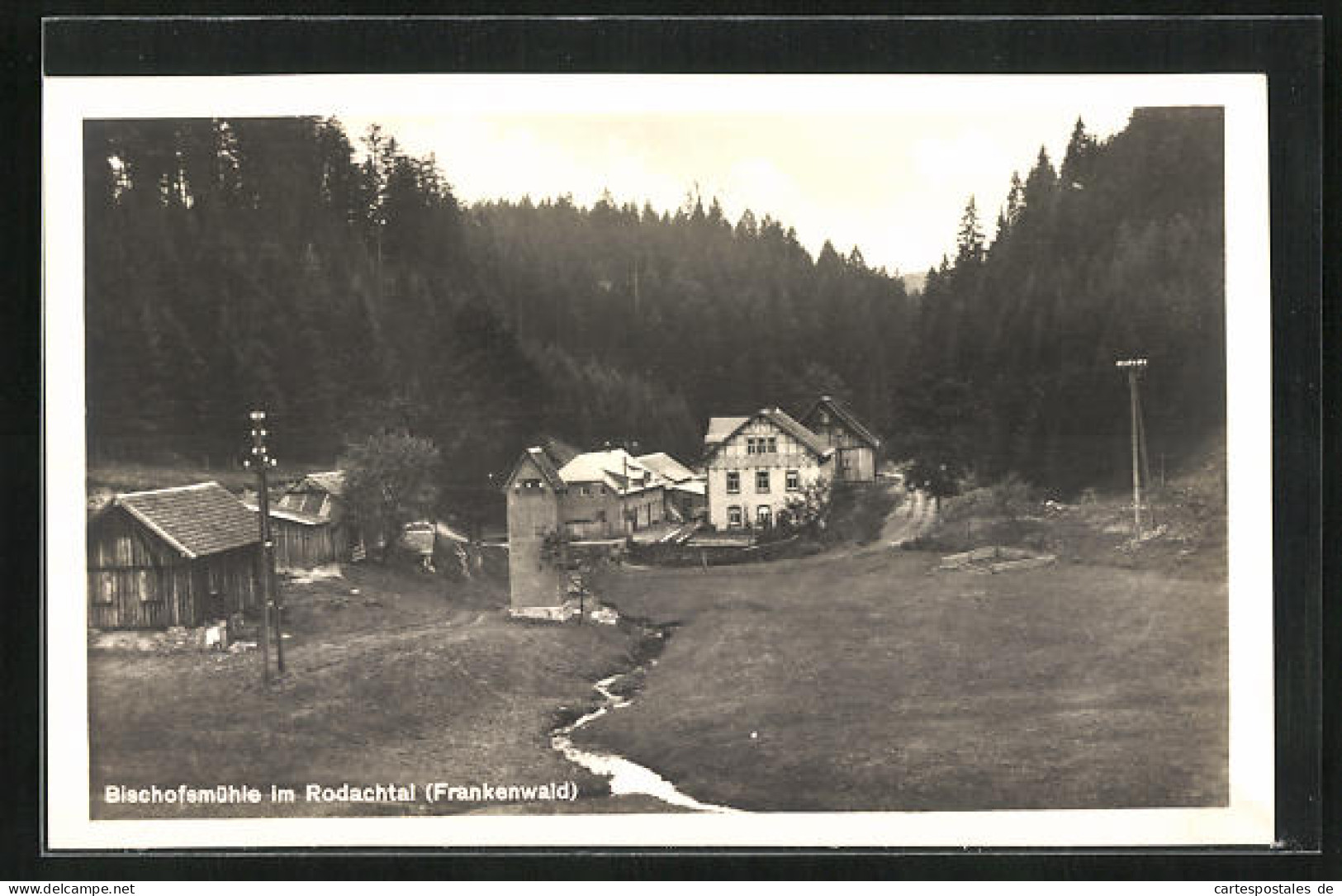 AK Helmbrechts, Gasthaus Bischofsmühle