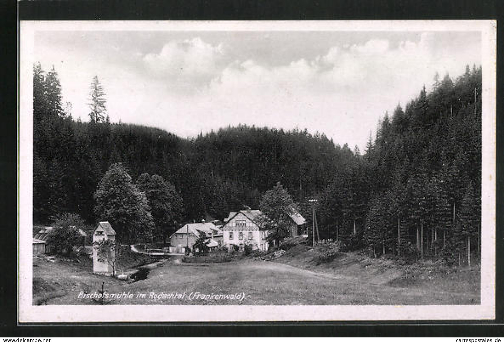 AK Helmbrechts, Gasthof Bischofsmühle