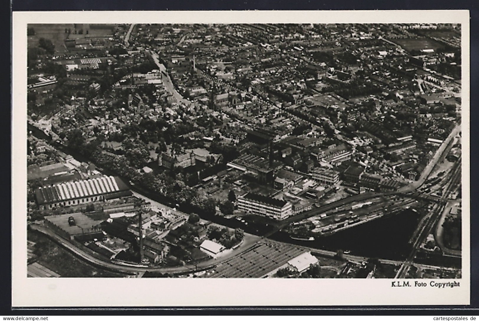 AK Helmond, Panorama mit Strassenpartie