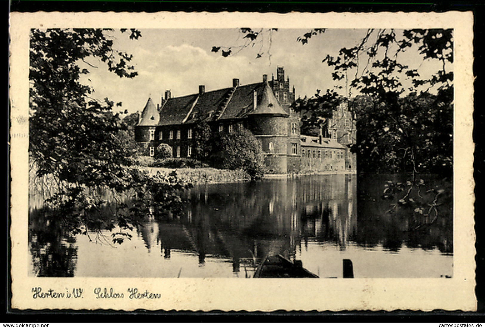AK Herten i. W., Schloss Herten am See