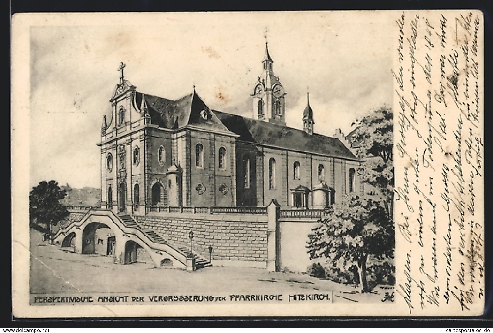 AK Hitzkirch, Vergrösserung der Pfarrkirche