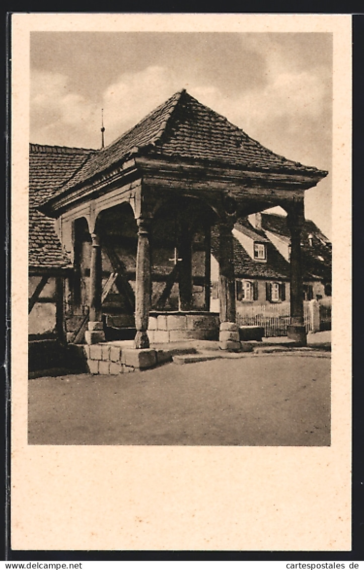 AK Höchstadt a. d. Aisch, Brunnen von Lonnerstadt