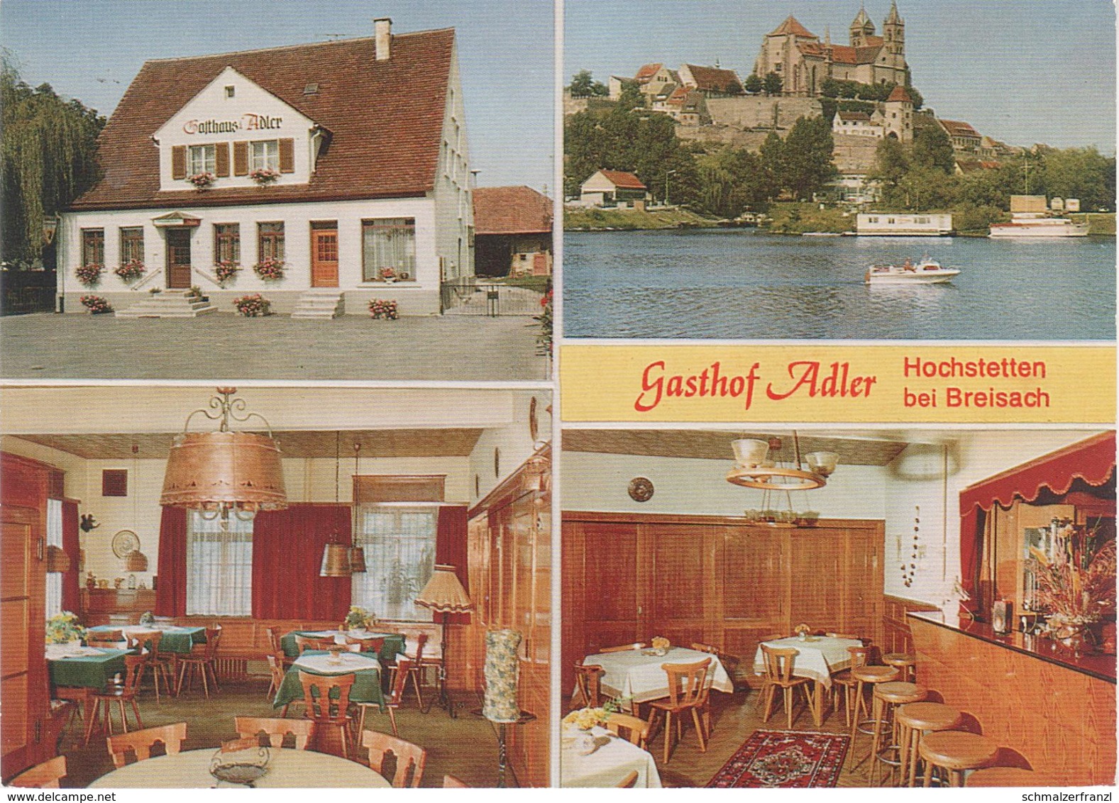 AK Hochstetten Gasthof Adler a Breisach am Rhein Gündlingen Ihringen Merdingen Vogelgrun Vogelsheim Hartheim March