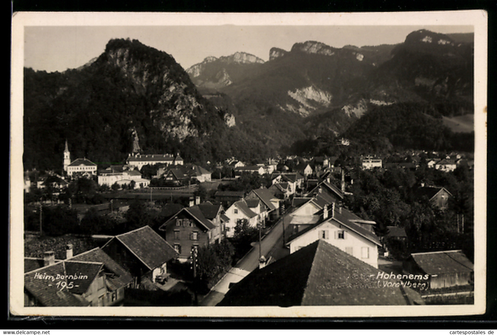 AK Hohenems, Ortsansicht