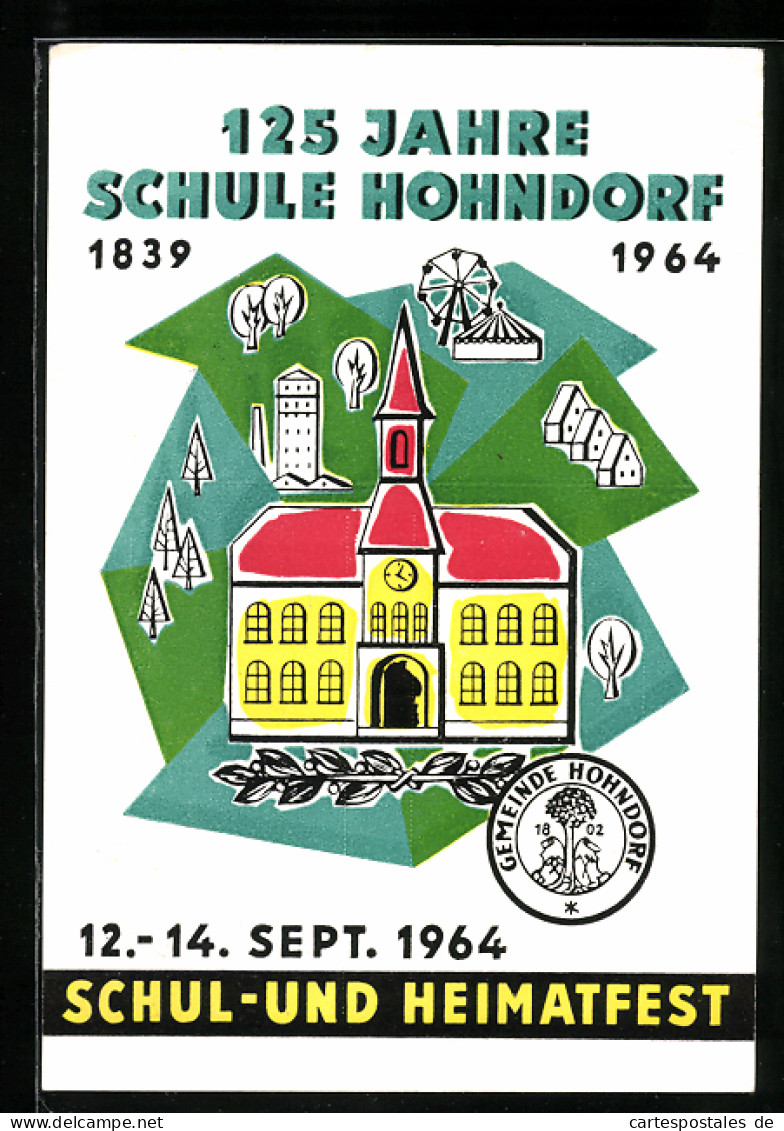 AK Hohndorf bei Oelsnitz, 125 Jahre Schule Hohndorf, Schul- und Heimatfest