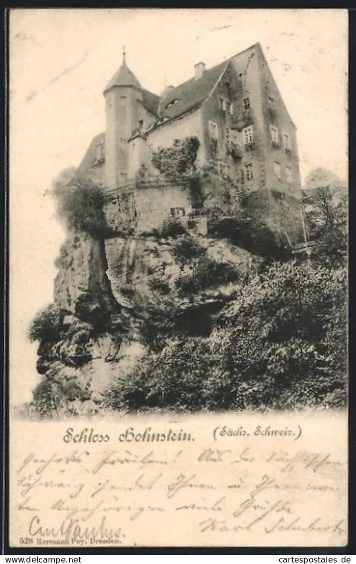 AK Hohnstein /Sächs. Schweiz, Schloss Hohnstein