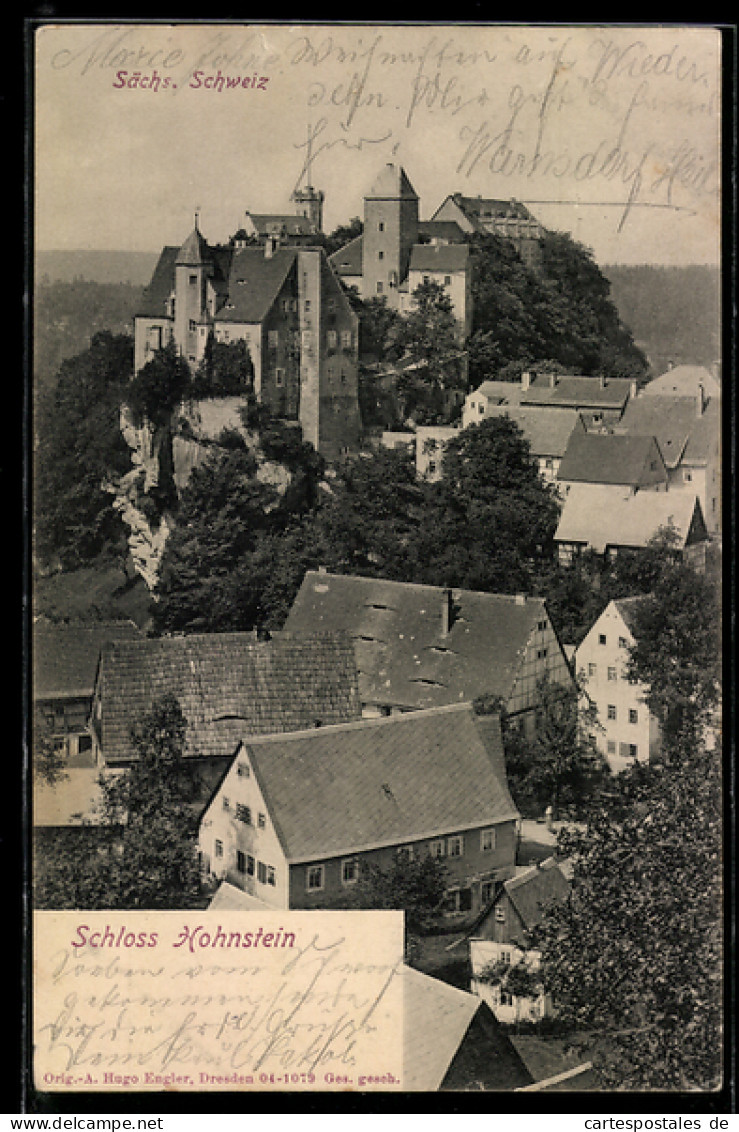 AK Hohnstein /Sächs. Schweiz, Schloss Hohnstein