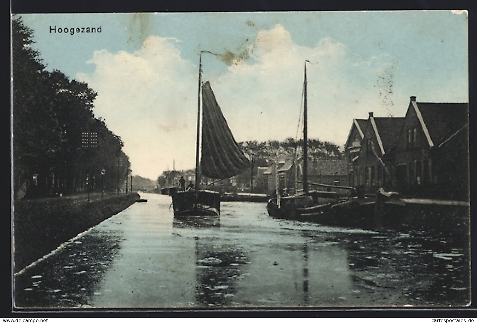 AK Hoogezand, Panorama mit Segelbooten