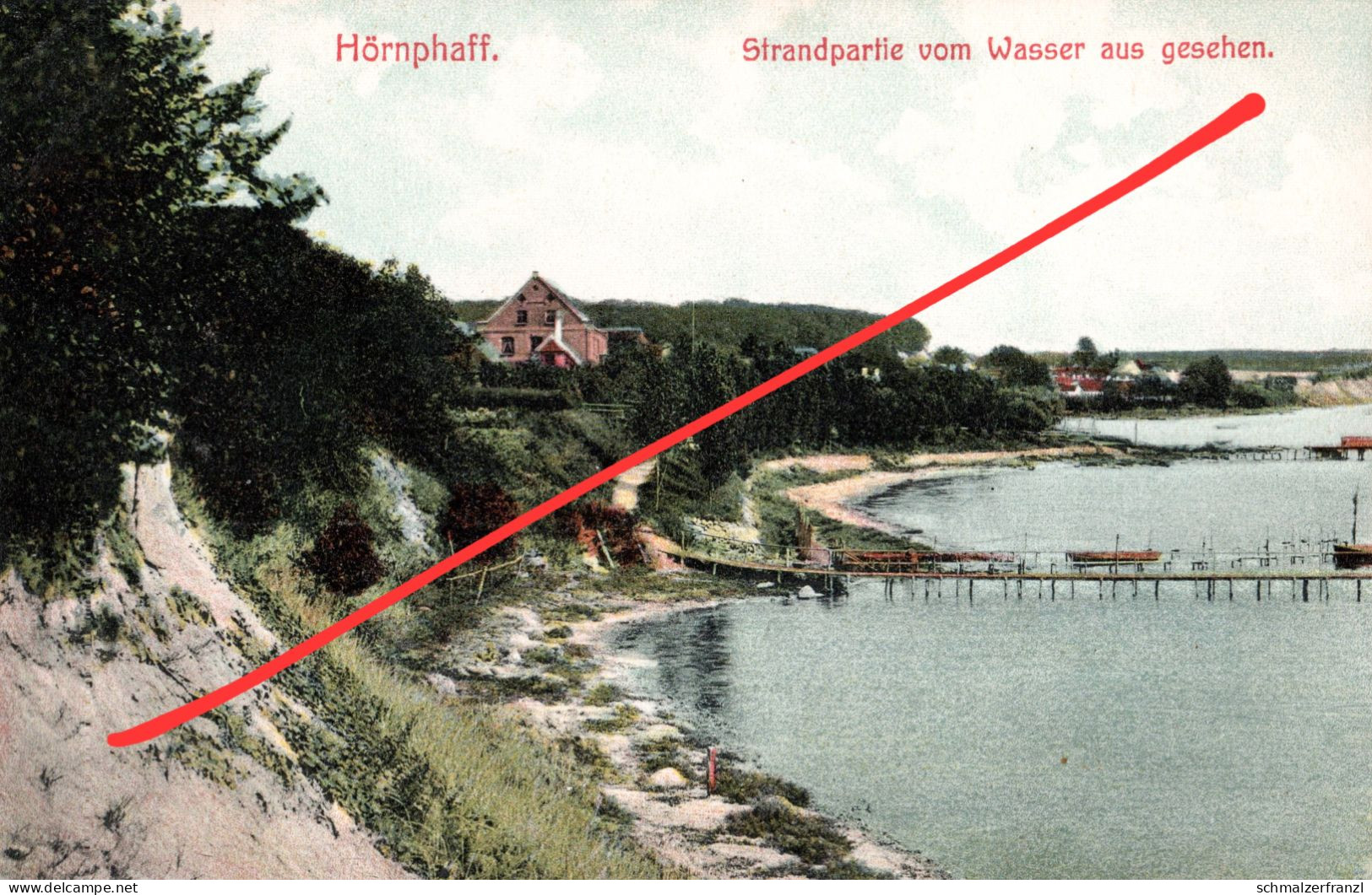 AK Hörnphaff Höruphaff Høruphav Hørup Hav Strandpartie Sonderburg Augustenburg Alsen Als Nordschleswig Danmark Dänemark