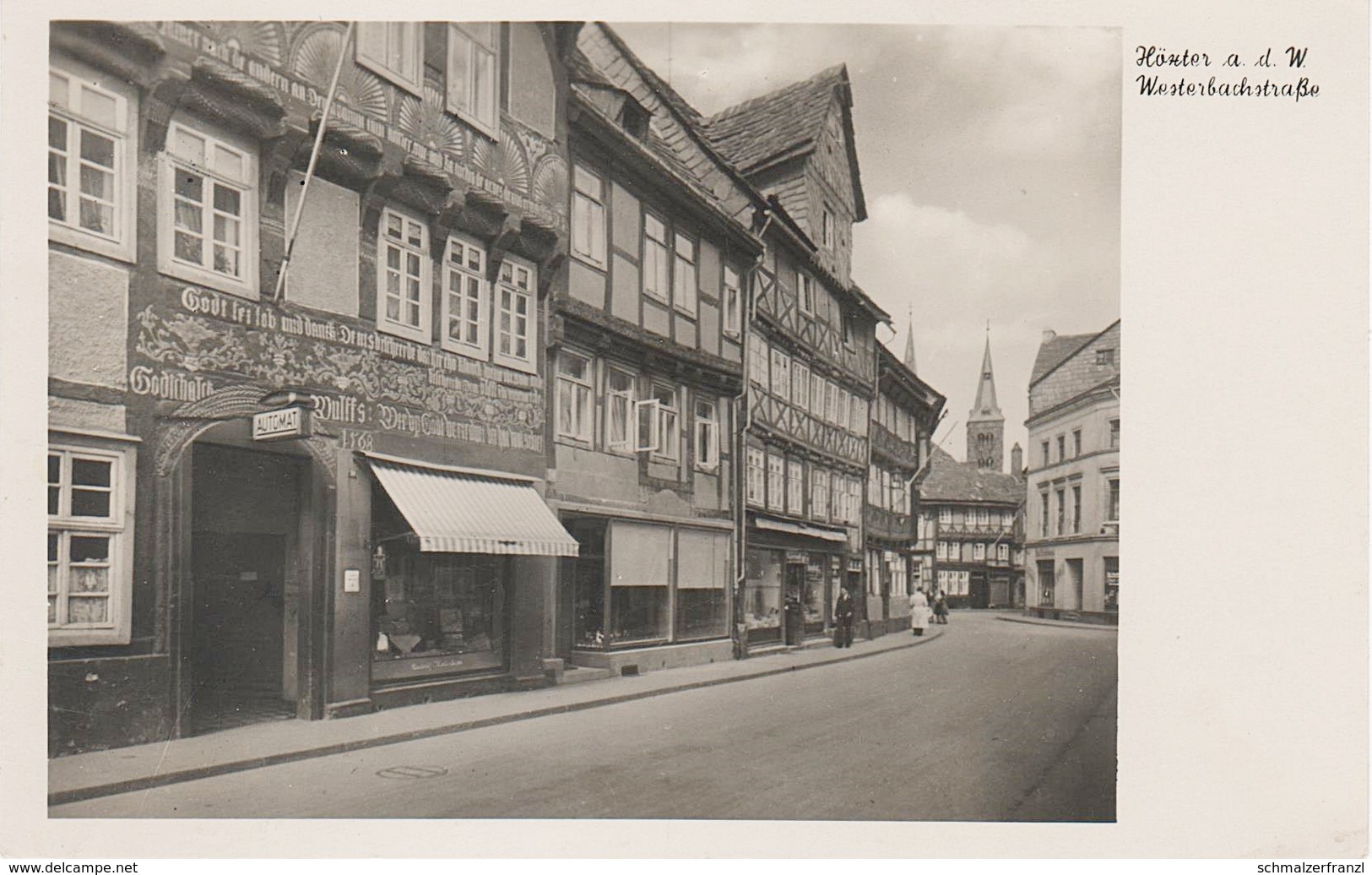 AK Höxter Weser Westerbachstraße a Lütmarsen Holzminden Lüchtringen Brenkhausen Boffzen Bosseborn Fürstenberg Godelheim