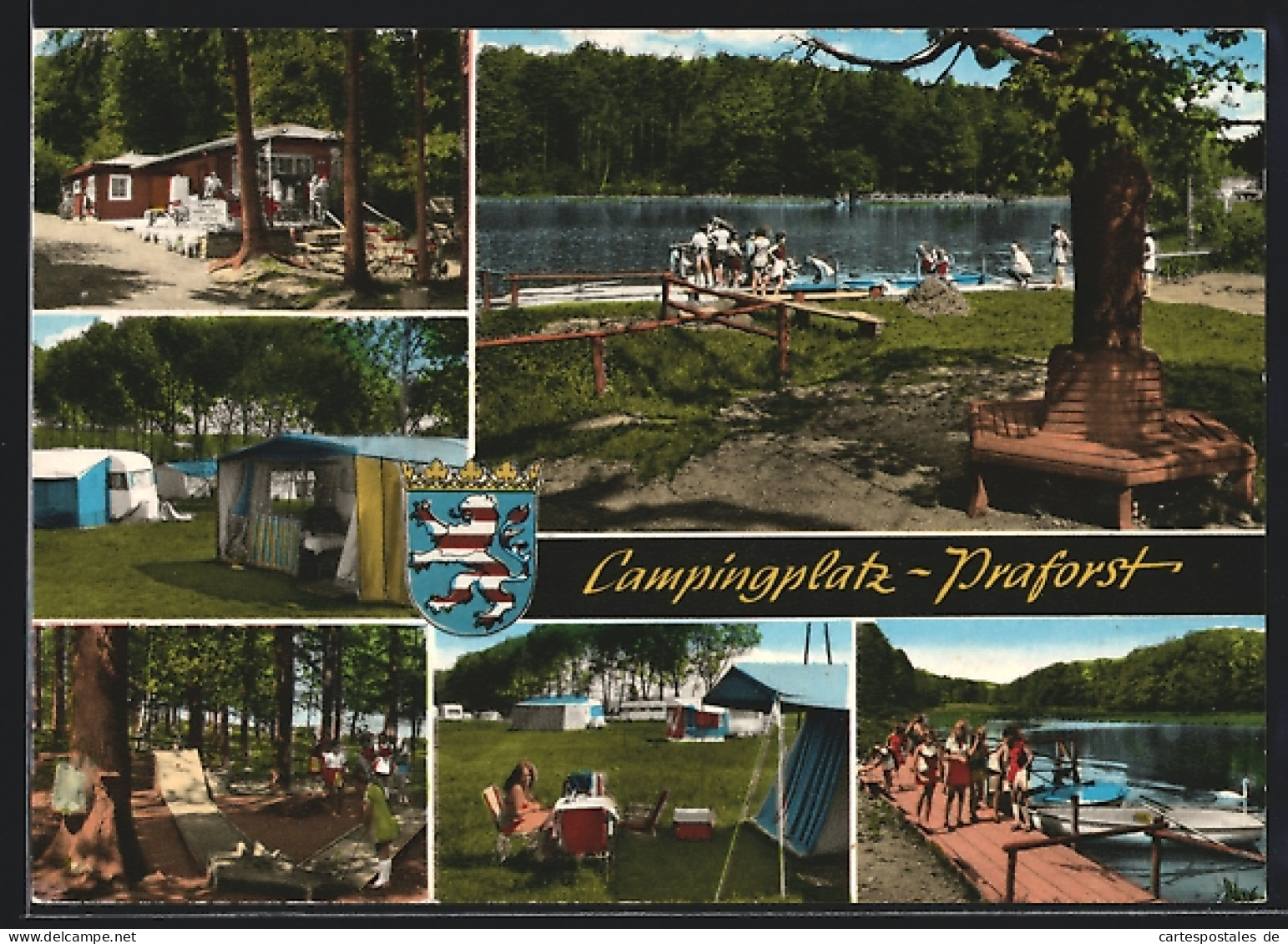 AK Hünfeld, Partien vom Campingplatz Praforst