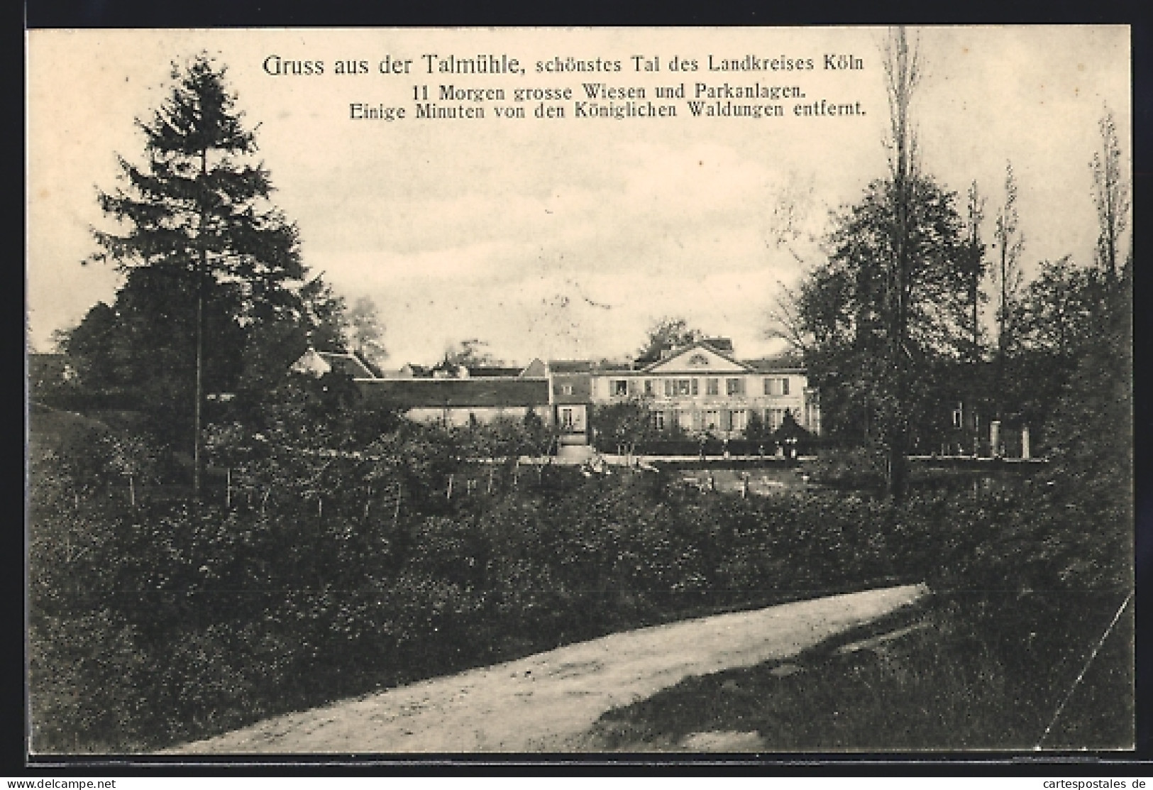 AK Hürth, Ausflugs-Restaurant Talmühle