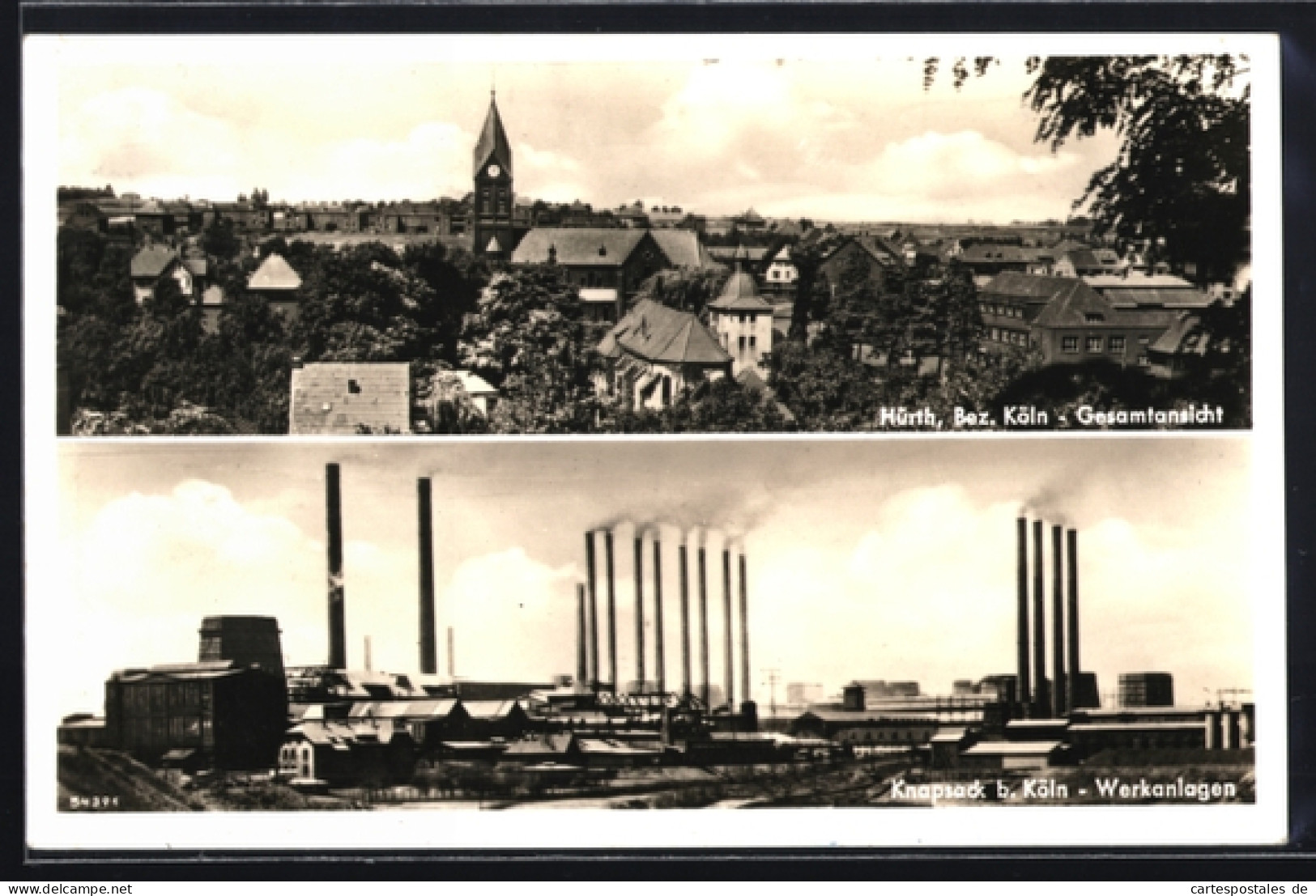 AK Hürth /Bez. Köln, Werkanlagen, Gesamtansicht