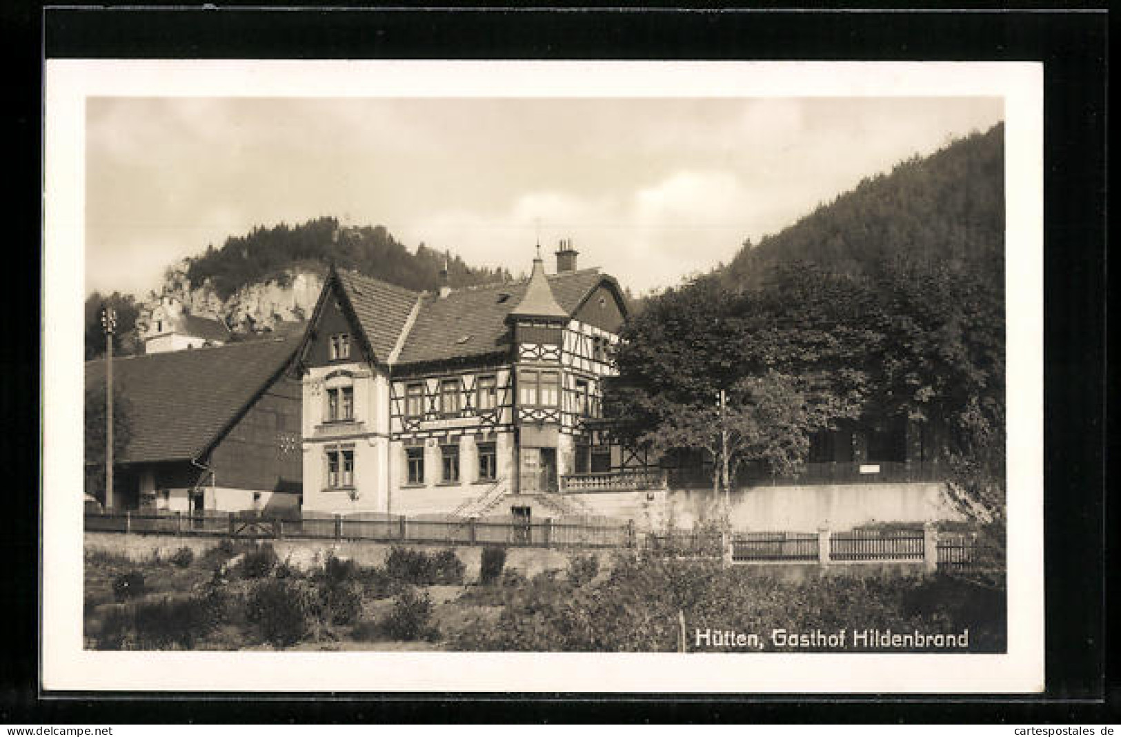 AK Hütten / Schelklingen, Gasthof Hildenbrand