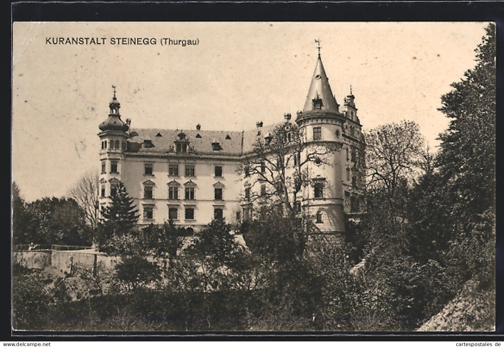 AK Hüttwilen, Blick auf die Kuranstalt Steinegg