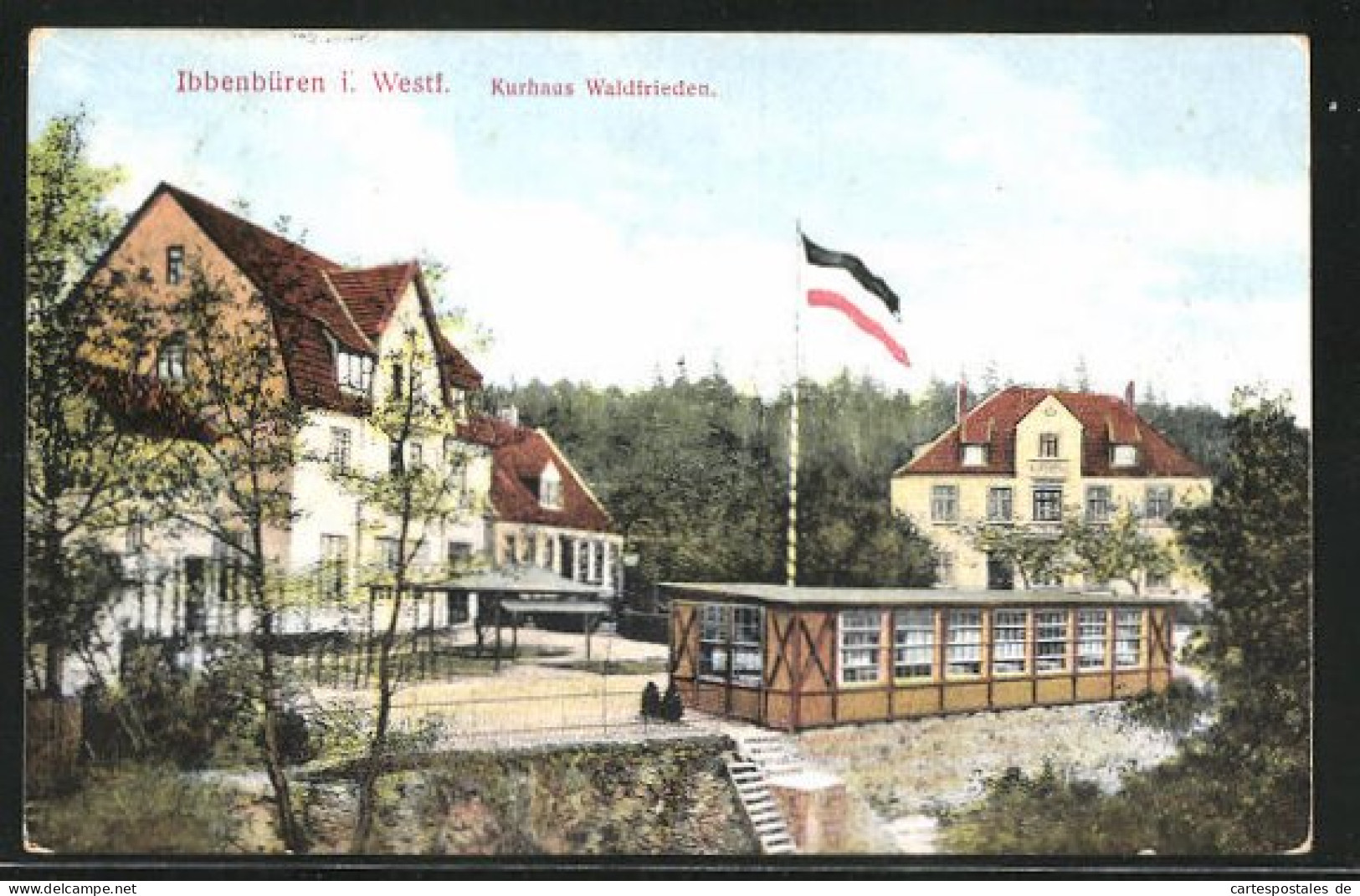 AK Ibbenbüren i. Westf., Gasthof Kurhaus Waldfrieden
