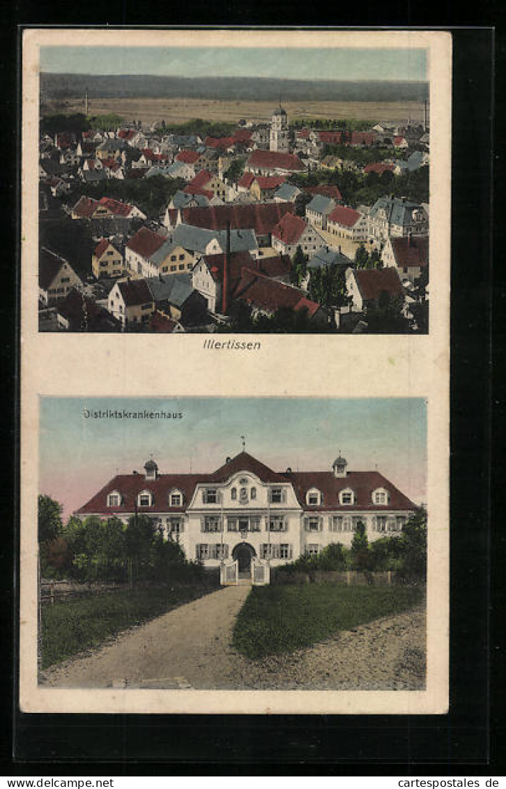 AK Illertissen, Ortsansicht, Distriktskrankenhaus