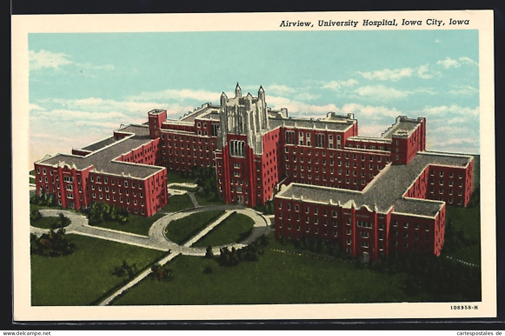 AK Iowa City, IA, Airview of the University Hospital
