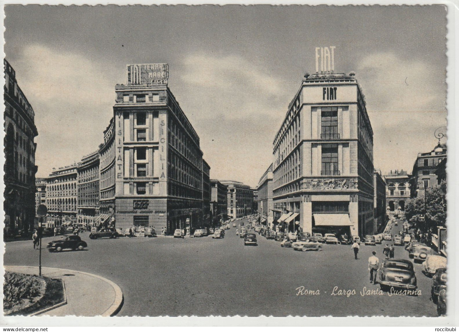AK Italien, Roma, Largo Santa Susanna, Lazio