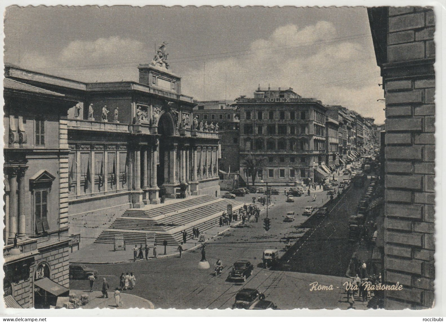 AK Italien, Roma, Via Nazionale, Lazio