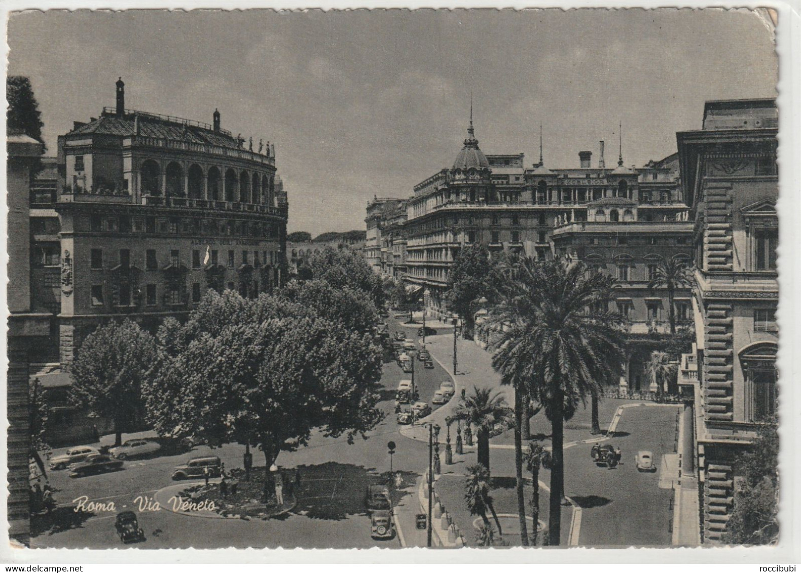 AK Italien, Roma, Via Veneto, Lazio