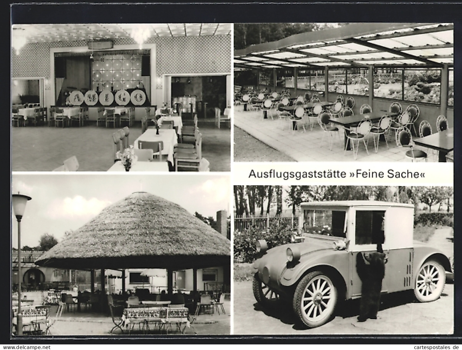 AK Jeggeleben Kr. Kalbe /Milde, Ausflugsgaststätte Feine Sache in vier Ansichten