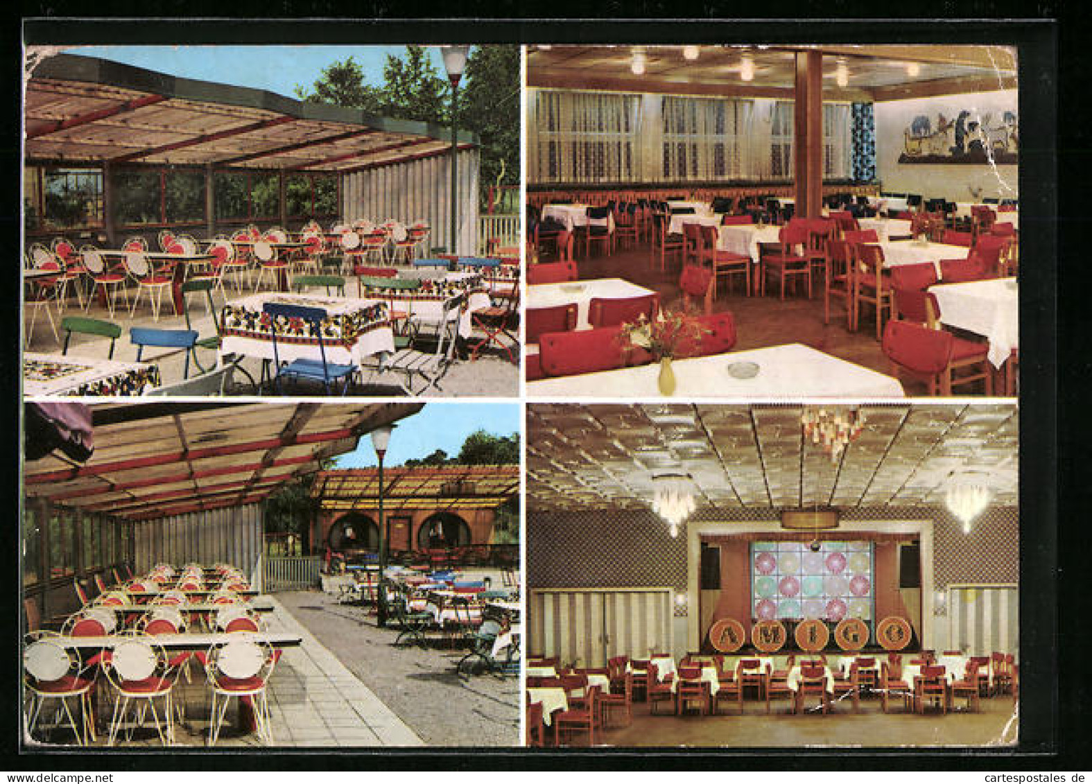 AK Jeggeleben /Kr. Kalbe /Milde, Ausfluzgsgaststätte Feine Sache - Terrasse, Speiseraum