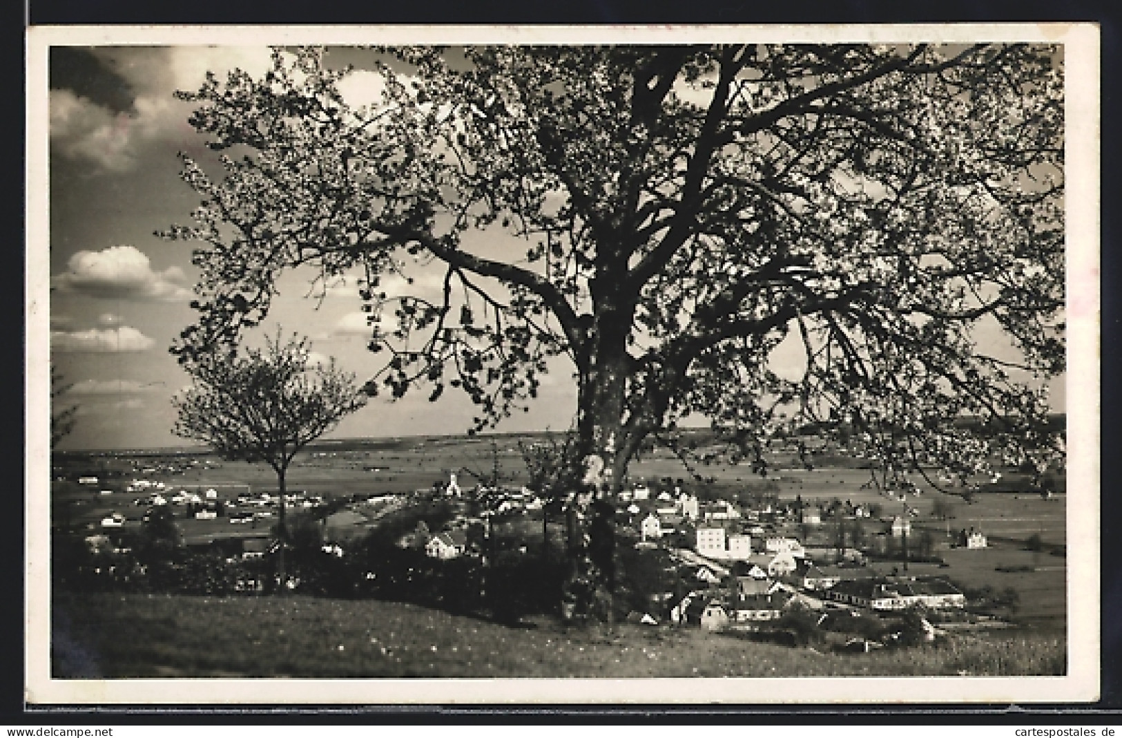 AK Jennersdorf, Fernblick zur Ortschaft