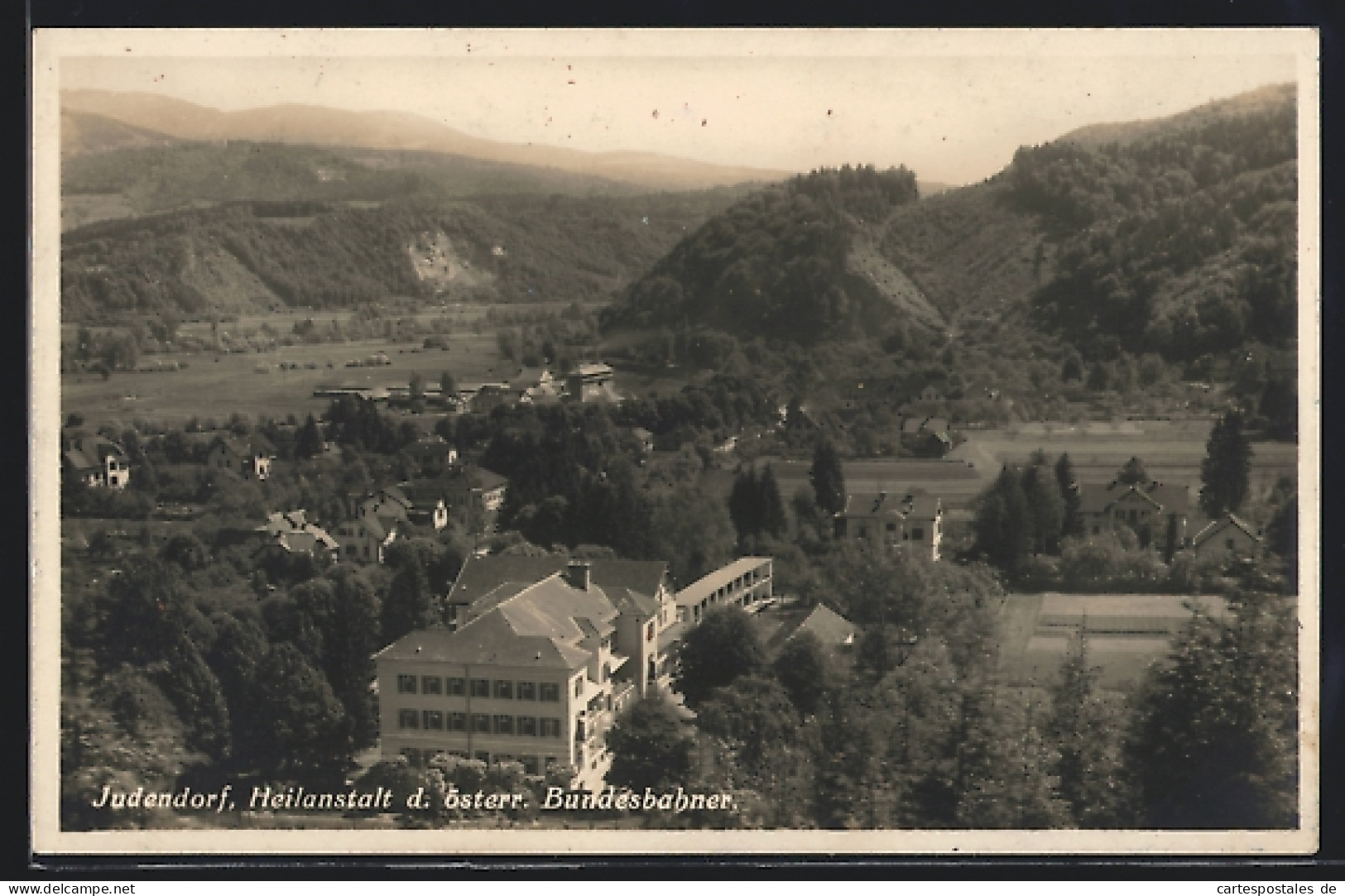 AK Judendorf-Strassengel, Heilanstalt der österreichischen Bundesbahner