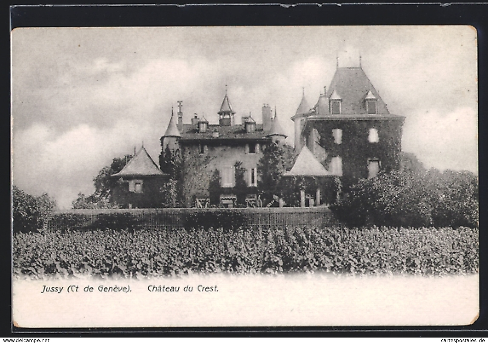 AK Jussy /Genève, Château du Crest