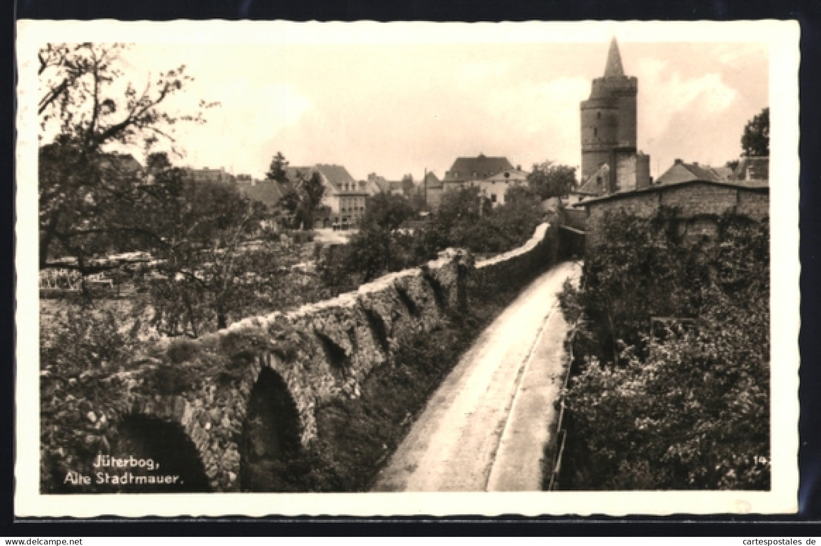 AK Jüterbog, Alte Stadtmauer