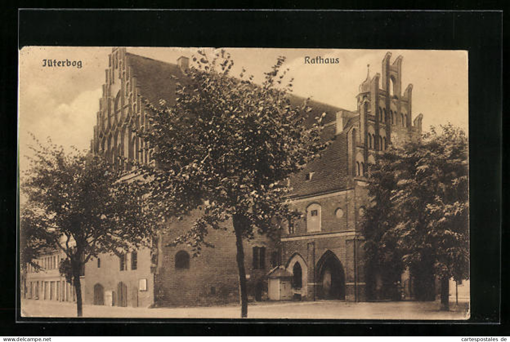 AK Jüterbog, Blick auf das Rathaus