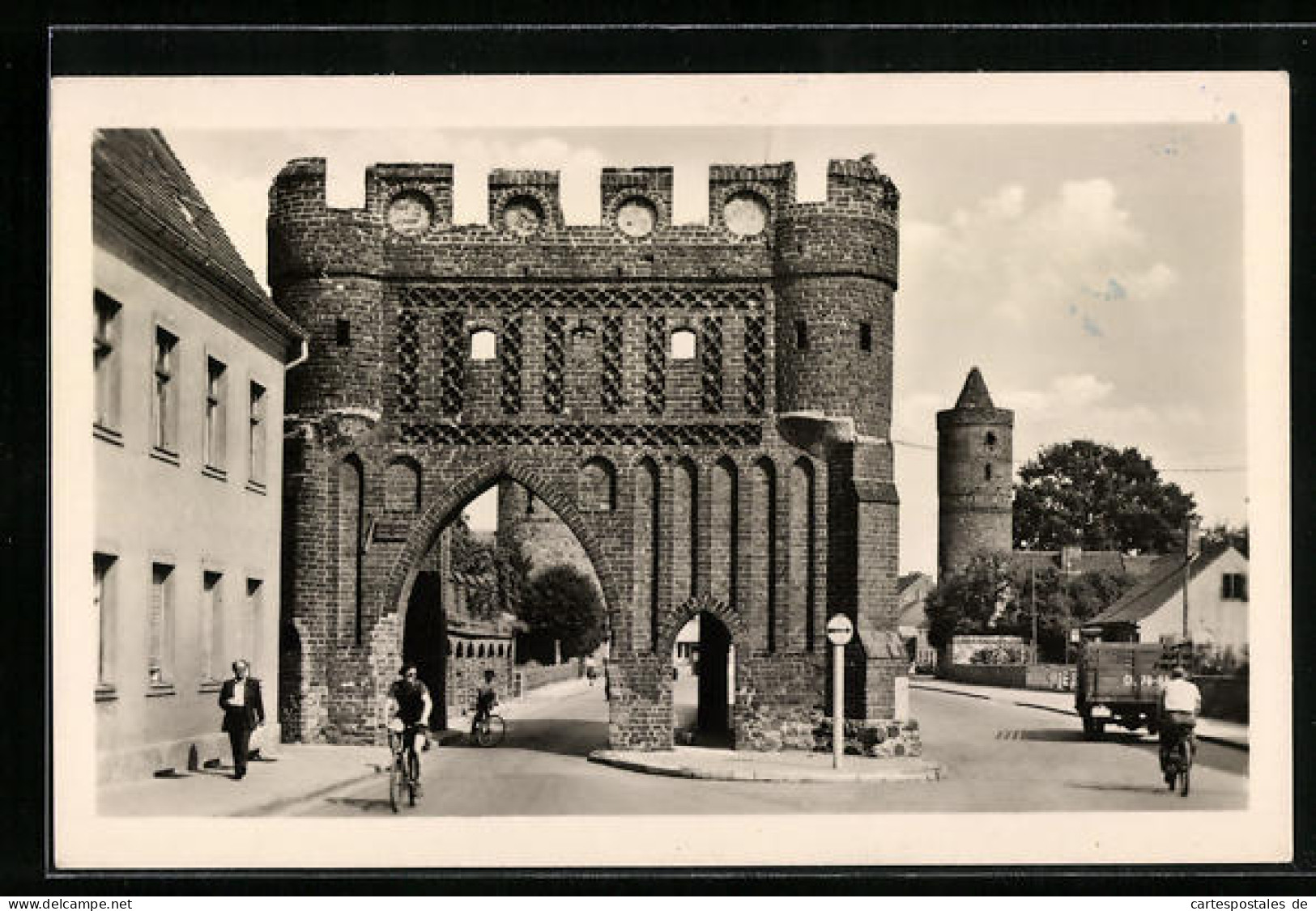 AK Jüterbog, Radfahrer am Dammtor