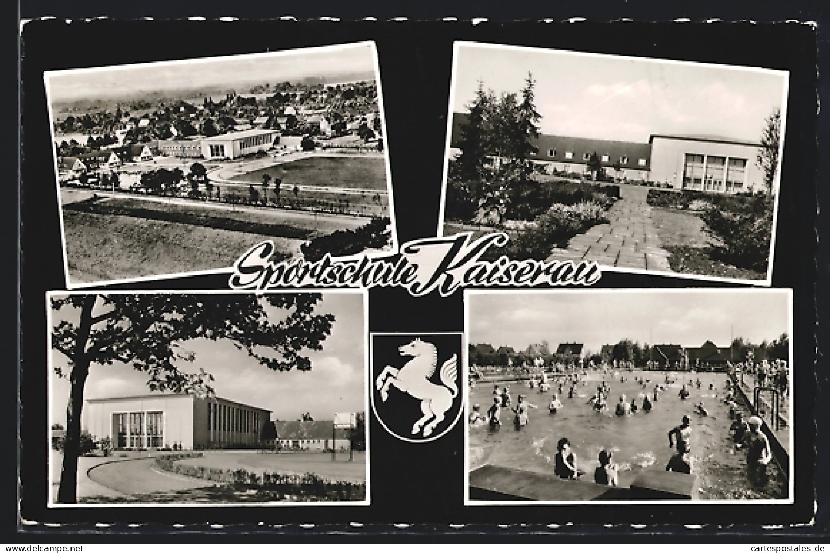 AK Kaiserau / Kamen, Sportschule, Schwimmbad, Ortspartie