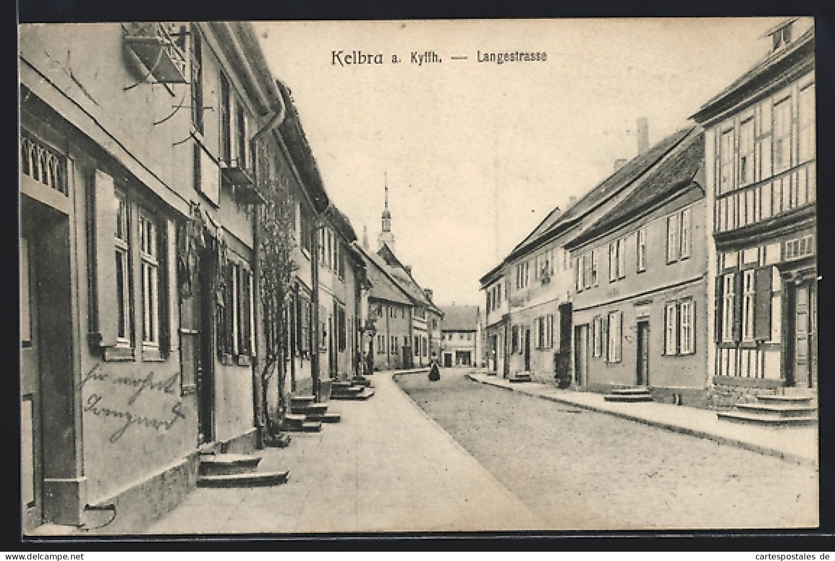 AK Kelbra a. Kyffh., Langestrasse