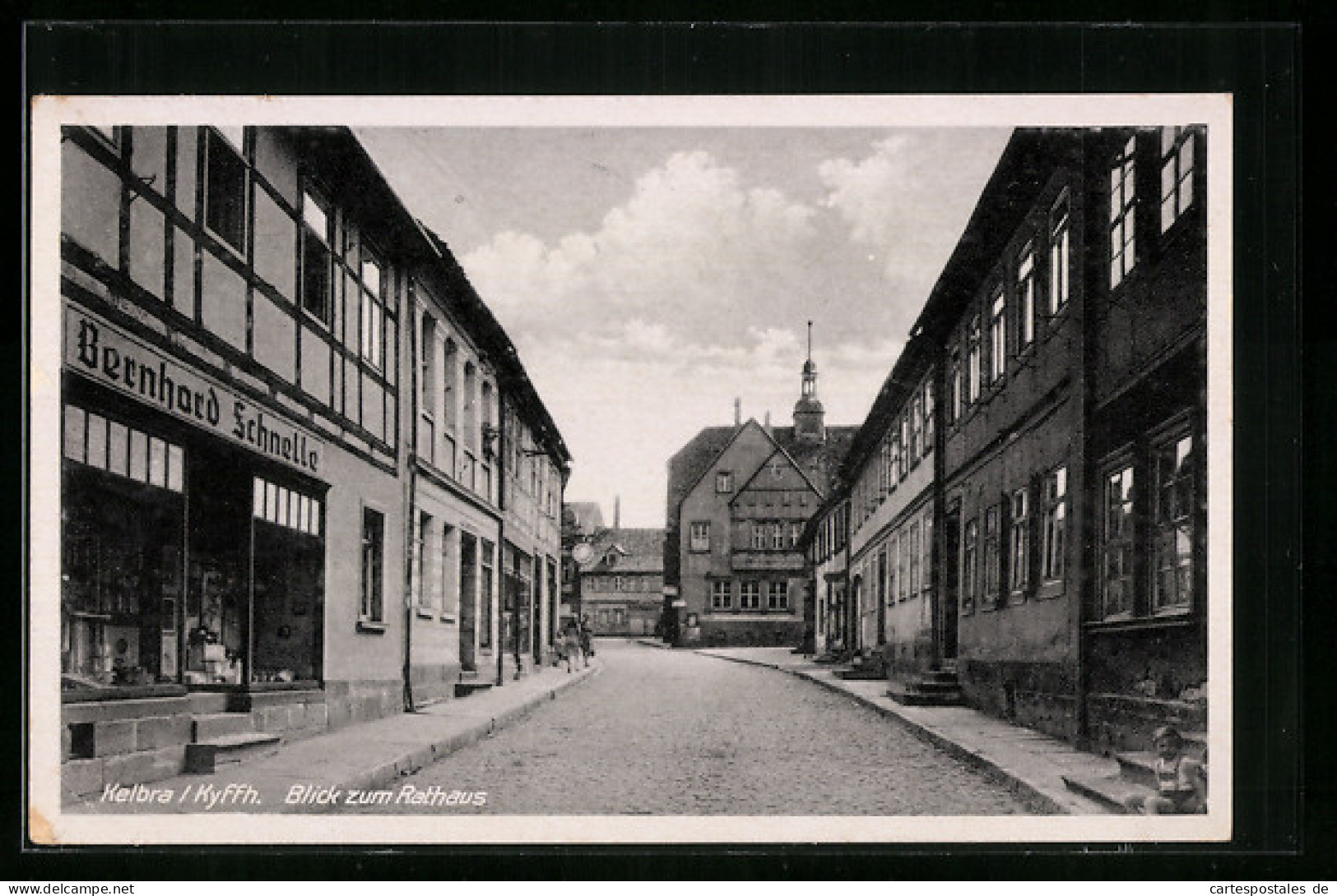 AK Kelbra /Kyffh., Blick zum Rathaus