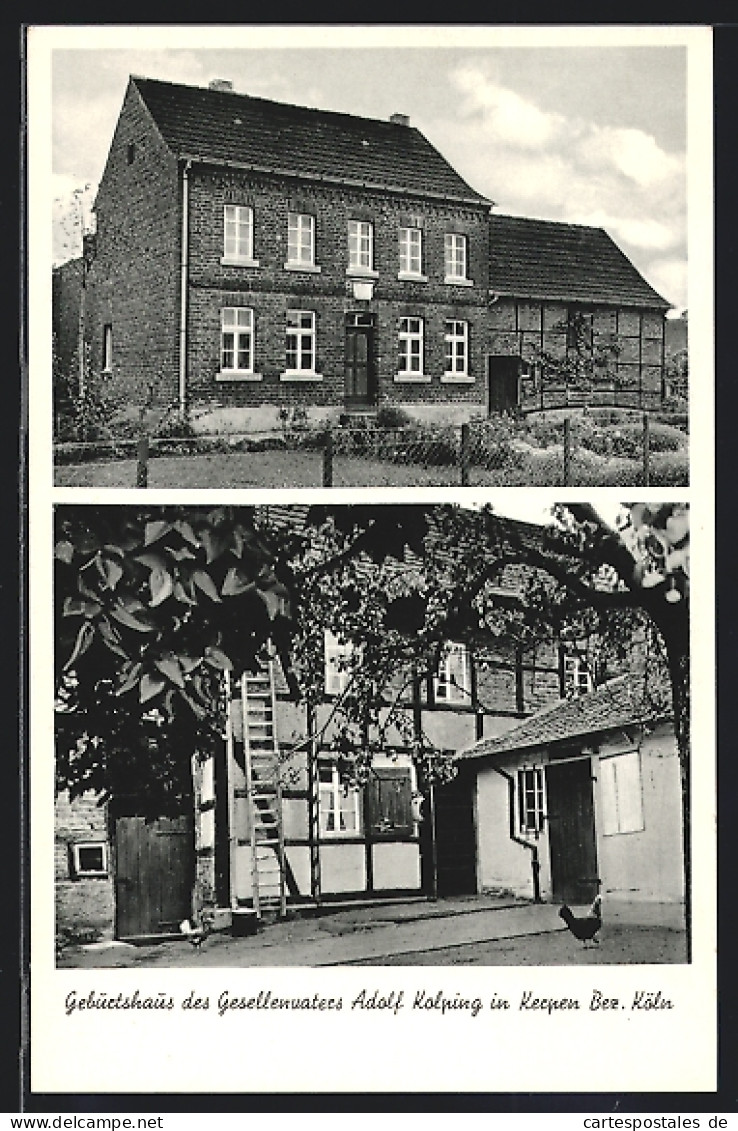 AK Kerpen / Rheinl., Geburtshaus des Gesellenvaters Adolf Kolping