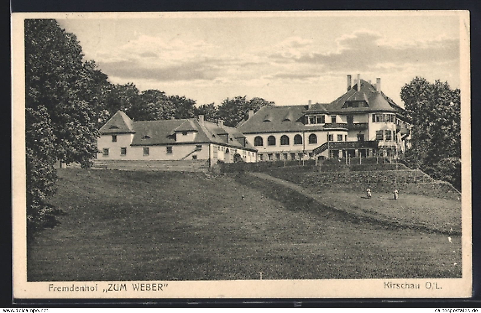 AK Kirschau /O. L., Gasthof Zum Weber