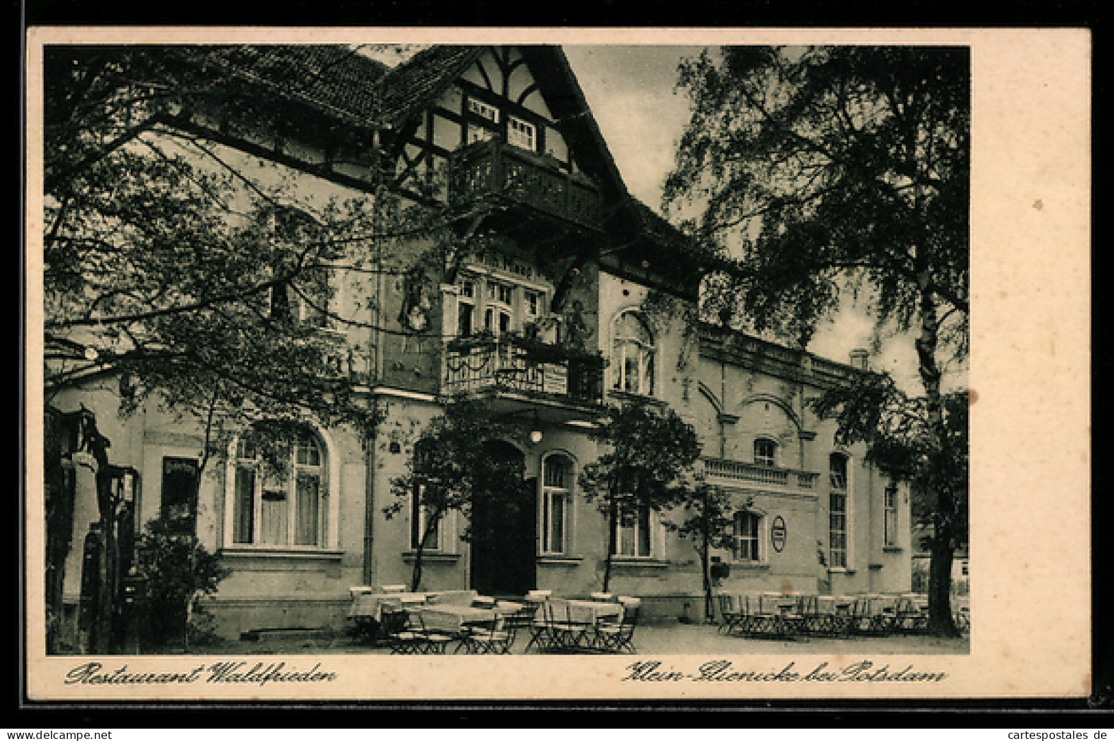 AK Klein-Glienicke, Restaurant Waldfrieden