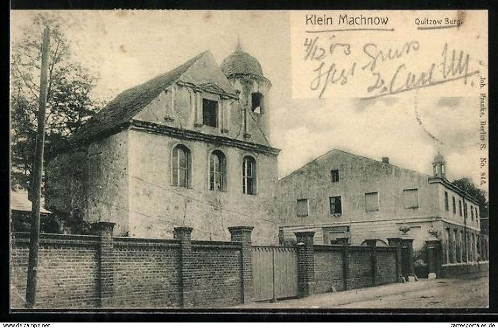 AK Klein Machnow, Quitzow Burg