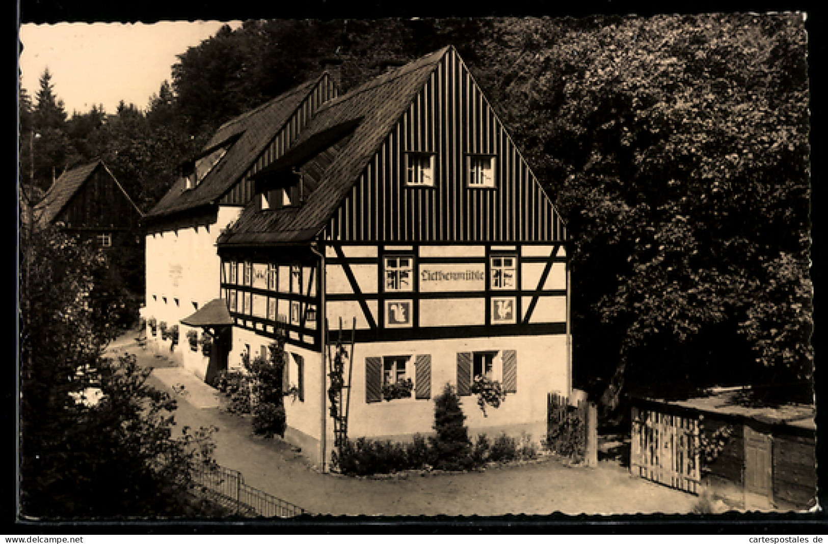AK Kleinhennersdorf /Sächs. Schweiz, Gasthaus Liethenmühle