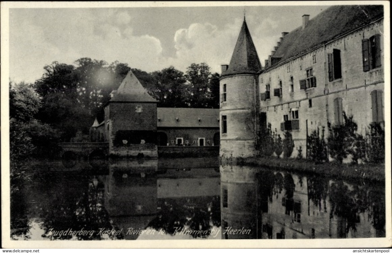 AK Klimmen Limburg Niederlande, Jeugdherberg Kasteel Rivieren, bij Heerlen
