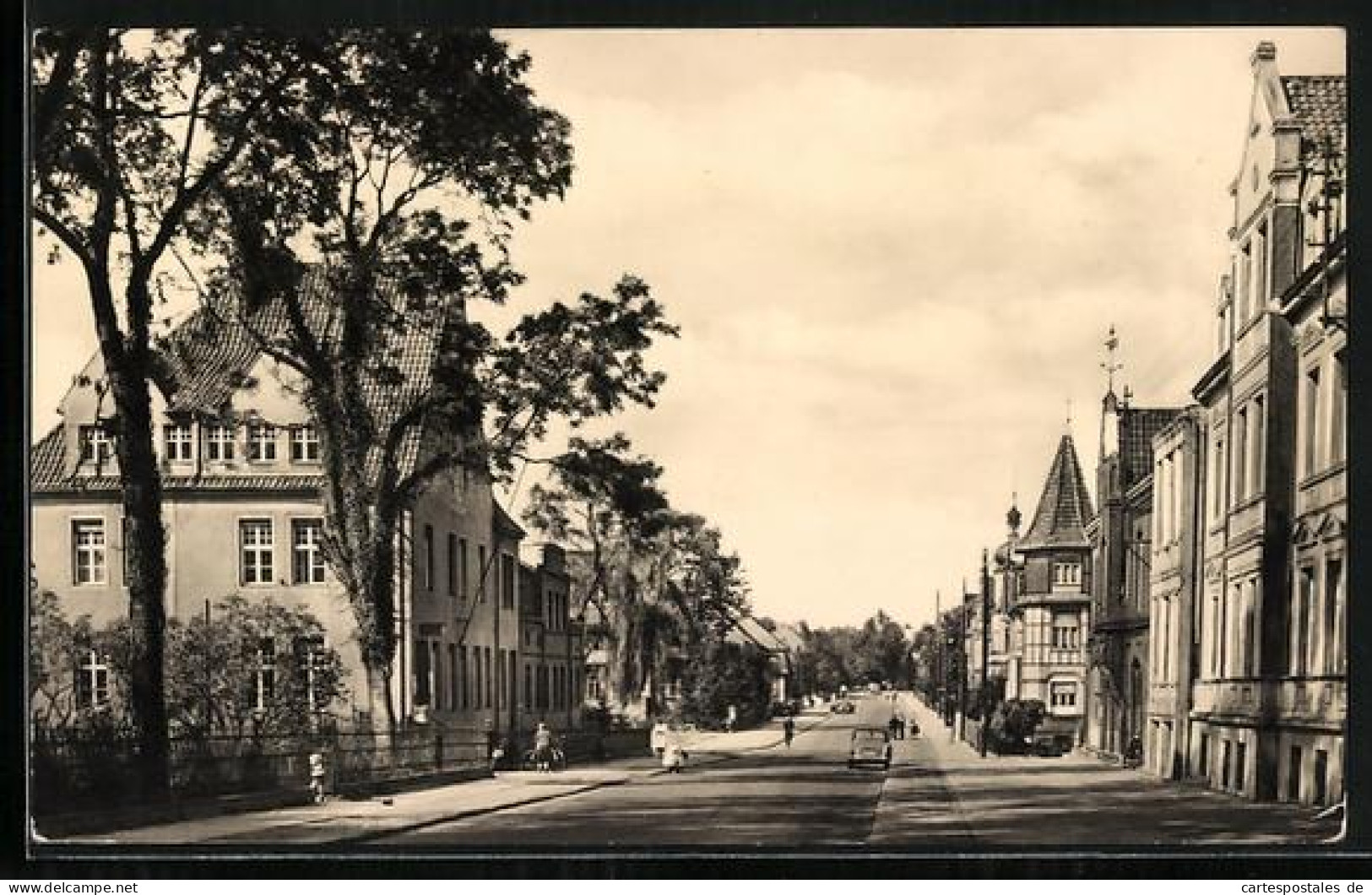 AK Klötze /Altmark, Bahnhofstrasse