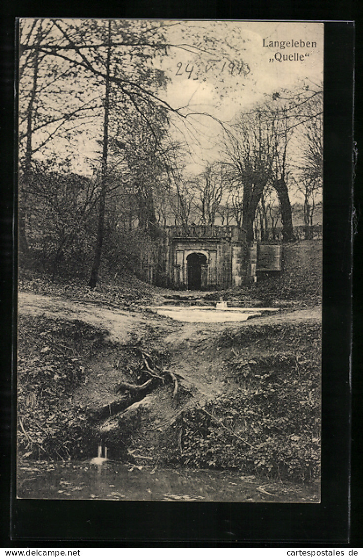 AK Königslutter am Elm, Langeleben Quellenhaus des Schierpkebaches