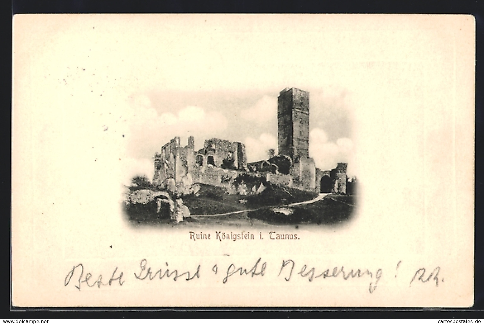 AK Königstein i. Taunus, Ruine Königstein