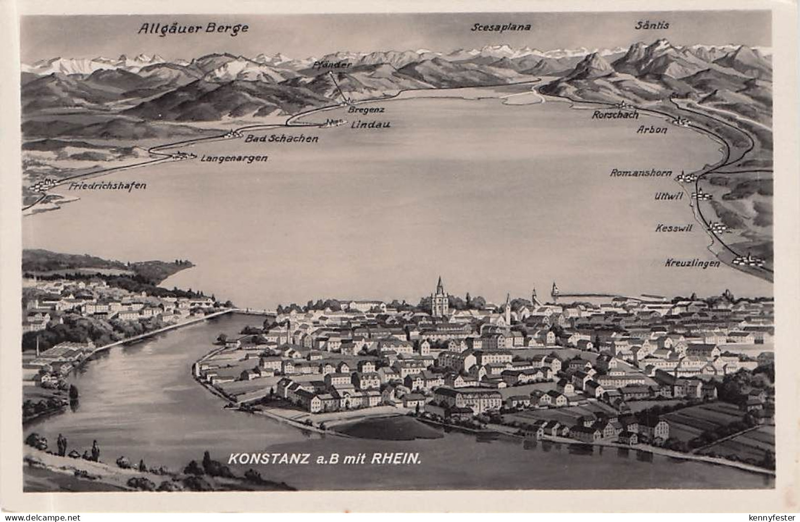 AK / Konstanz_Bodensee Kreuzlingen Kesswil Uttwil Konstanz_Bodensee